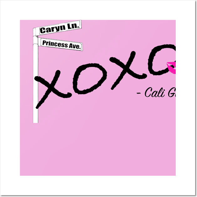 XOXO - Cali Girl Wall Art by carynln